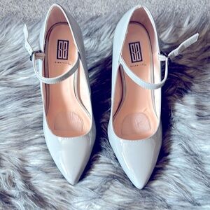 Gray patent leather stilettos. Size 8. Never worn.